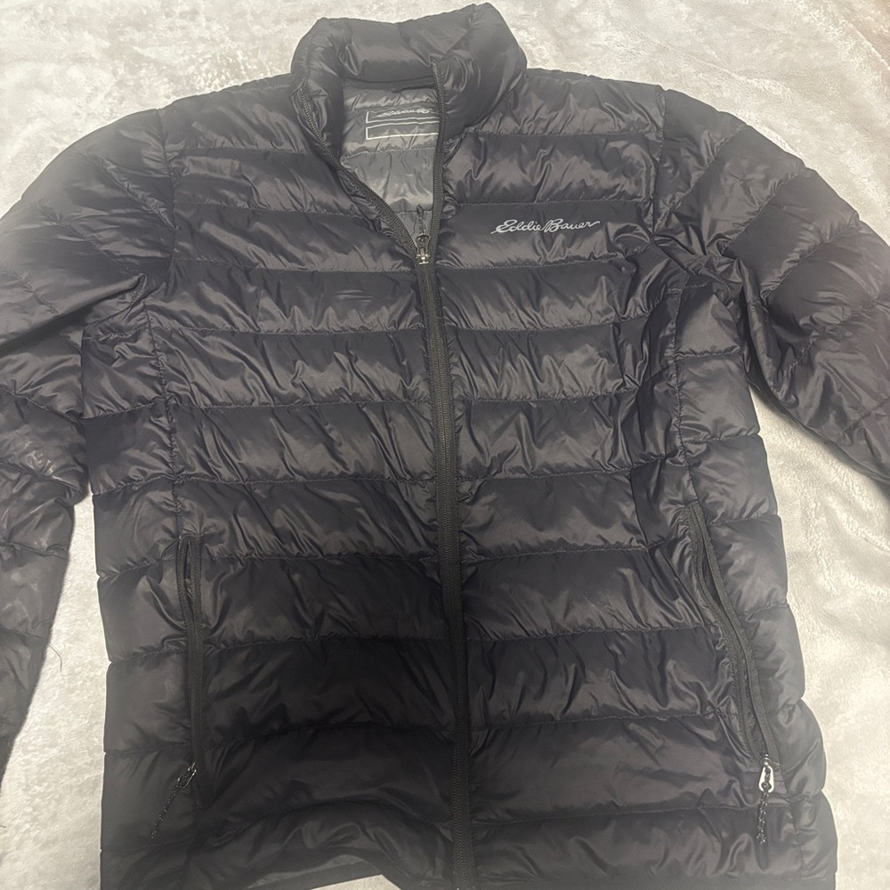 Eddie Bauer Men's Dark Puffer Jacket